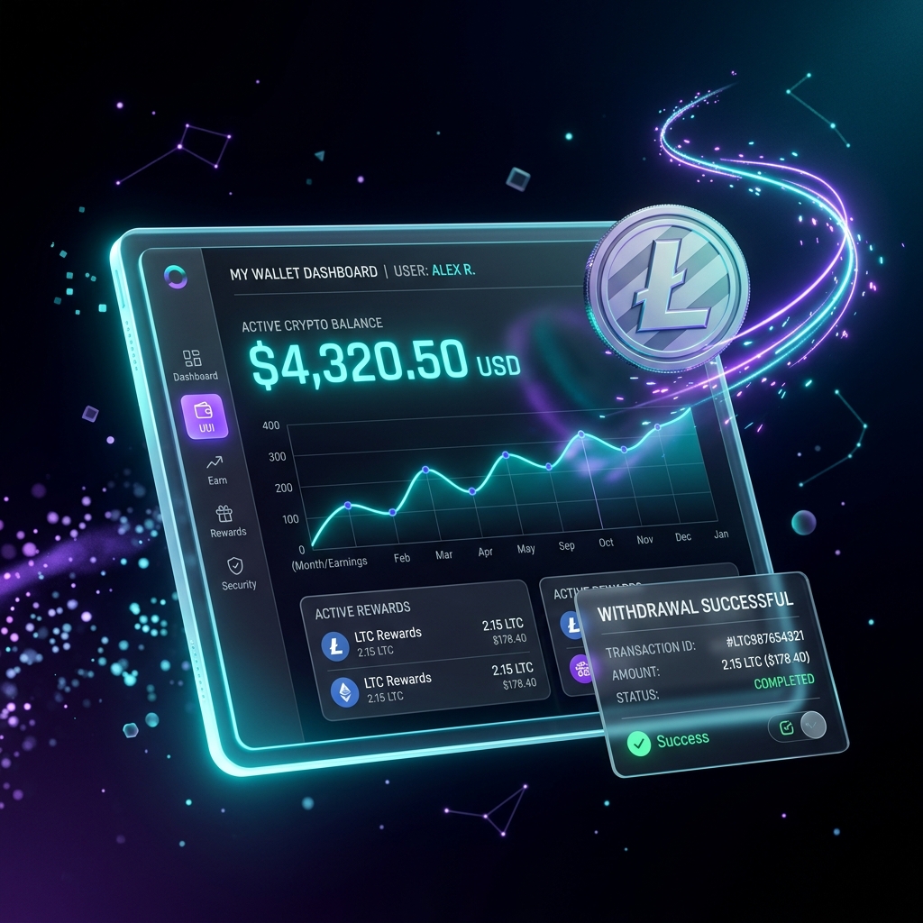 Earnbe Crypto Rewards & Instant Litecoin Withdrawals